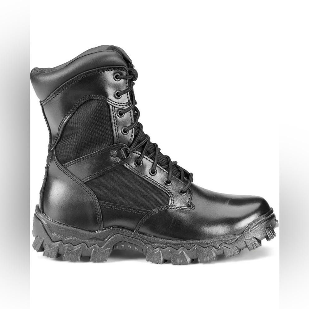 Rocky Men's 8”  AlphaForce Lace-up Duty Boot - Round Toe - 2165 Size 12
